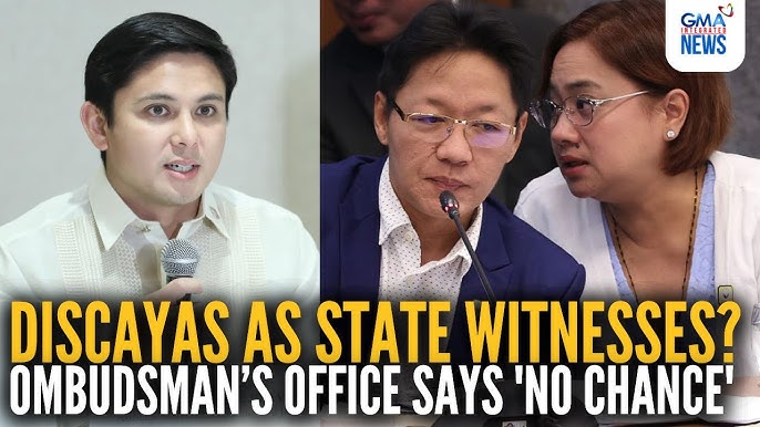 ICYMI - Discayas as state witnesses? 'No chance', says Office of the Ombudsman | GMA Integrated News