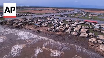 This Nigerian town is slowly disappearing under the Atlantic Ocean