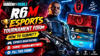 Rainbow Six Mobile (R6M) | Esports Tournament Information Form – How to Fill & Submit! 🏆 News