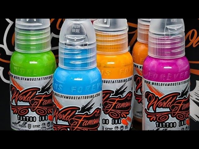 World Famous Tattoo Ink - Jay Freestyle Water Colors Set - 1oz