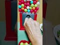 ASMR NEW GUMBALL MACHINE #asmr #trending #satisfying #viral #MissTsumugi 🟠🔵🔴🟢