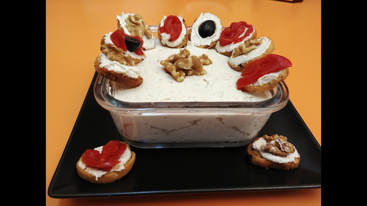 ¡DELICIOSO PATÉ EN 5 MINUTOS!  Paté de queso y nueces paso a paso | COCINANDO CON PAZ