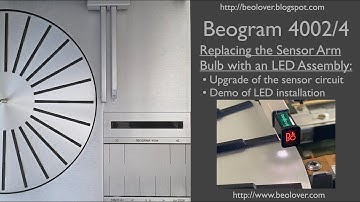 Beogram 4002/4004:  Replacing the Sensor Arm Light Bulb with an LED Assembly (2022 Update)