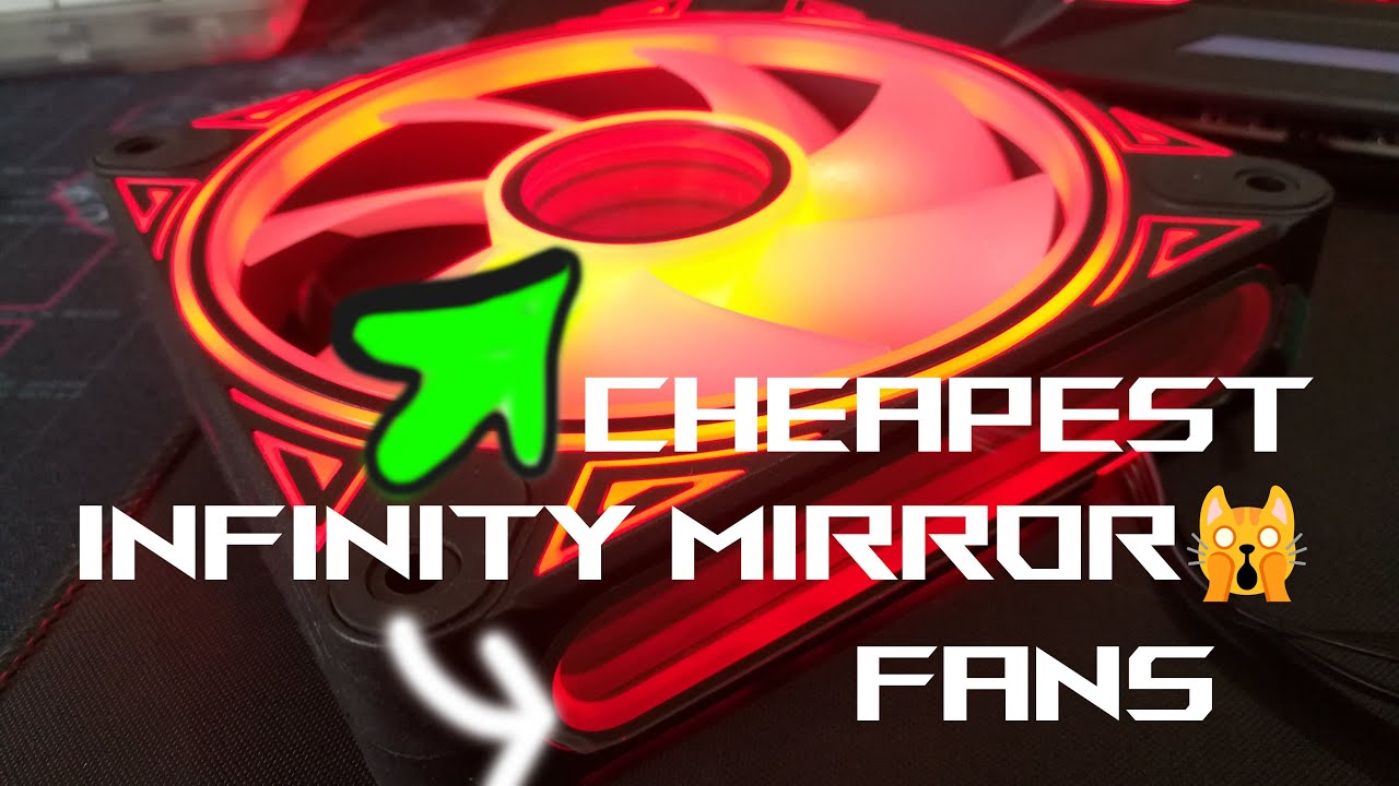 Cheapest infinity mirror fans??? COOLMOON DM1 FAN + Coolmoon ARGB ...