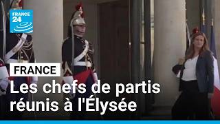 France Emmanuel Macron Réunit Les Chefs De Partis Politiques À Lélysée France 24