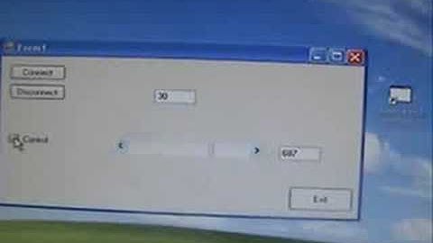 Servos control Visual Basic and Parallax Basic stamp 2