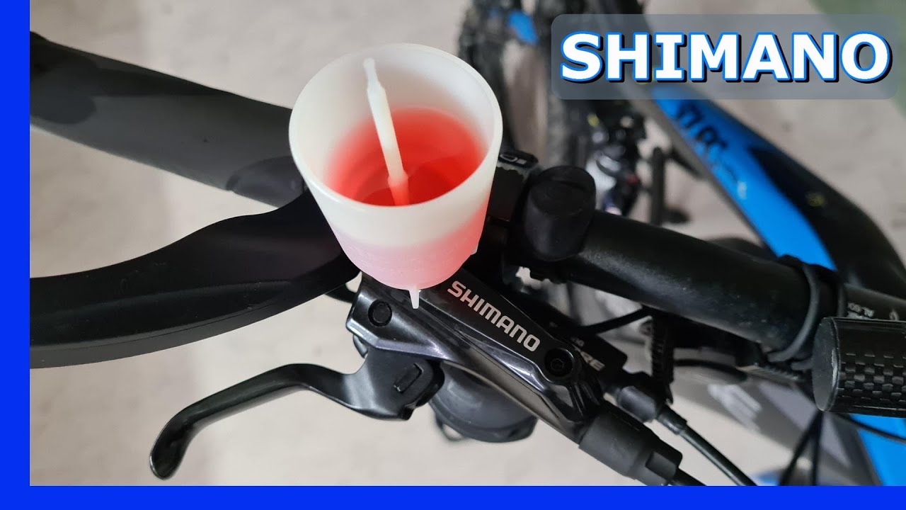 Shimano Hydraulik Bremse entlüften - auffüllen #Fahrradwerkstatt - YouTube