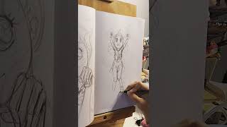 Drawing A Chibi Fanart Of Aunn Komano From Touhou