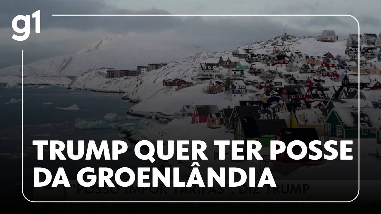 JH: Donald Trump ameaça tarifar países que forem contra seus planos para a Groenlândia 