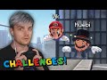 Wir machen challenges im multiplayer  mario odyssey online vik vs huebi