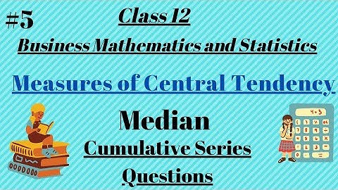 Class 12 Measure of Central Tendency Median Cumulative Service #Median #Statistics #Class12#Jacboard