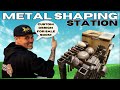 Building a PERFECT METAL SHAPING Station. EASY 2 SET UP. Customizable for YOUR TOOLS!