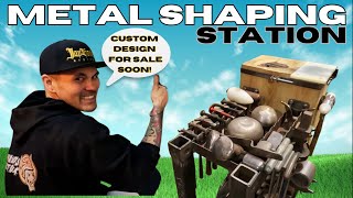 Building a PERFECT METAL SHAPING Station. EASY 2 SET UP. Customizable for YOUR TOOLS!