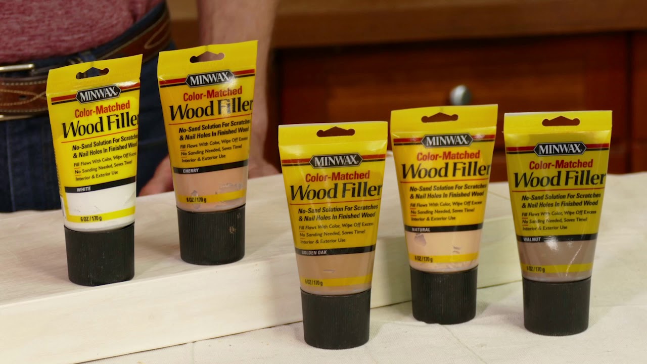Saving Time On Repairs With Color Matched Wood Filler Minwax