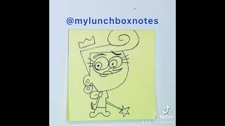 Wanda Fairly Oddparents Lunchbox Note