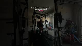 Now there’s no excuses 💪🏼#motherhood #homeimprovement #homegym #homegymequipment