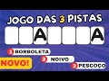 Jogo das 3 PISTAS 🔤 Descubra Qual é a PALAVRA | DESAFIO do Sabichão No. 07 #quiz