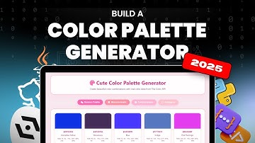 Build Color Palette Generator using API | HTML CSS JavaScript Project for Beginners with Source Code