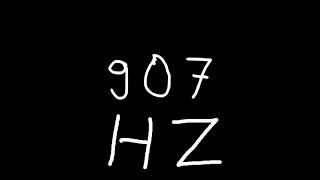 907 hz