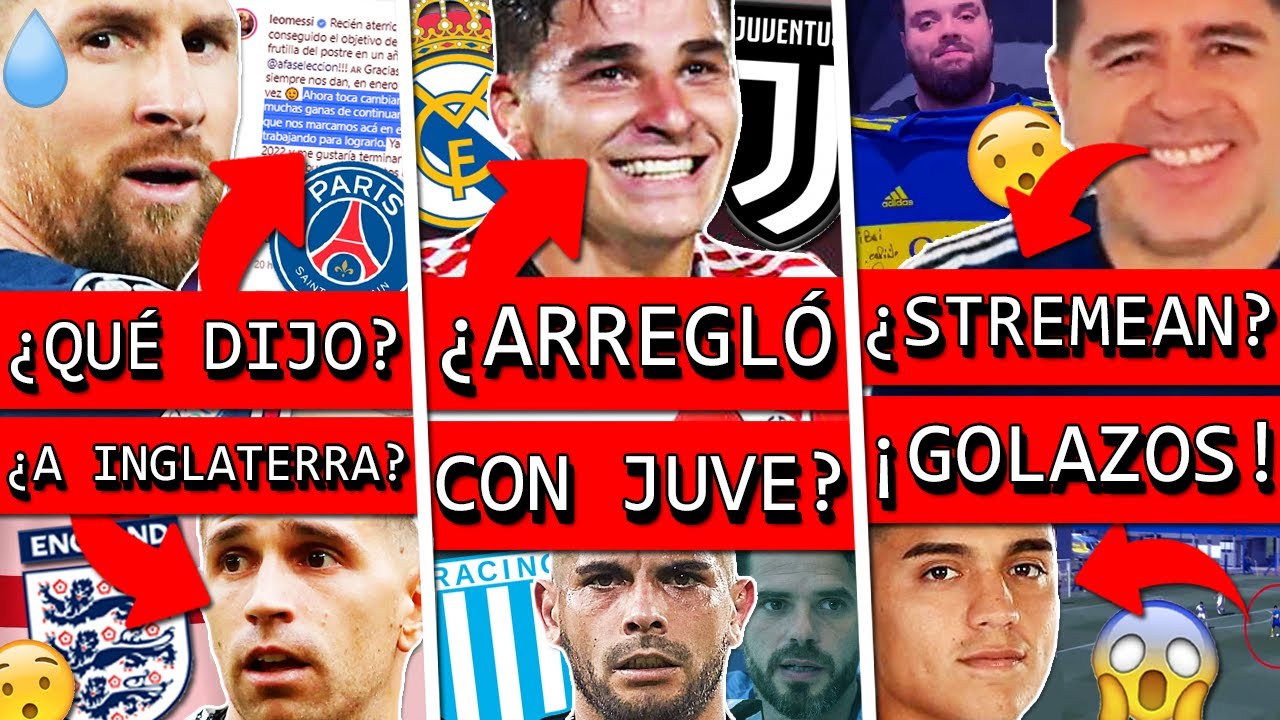 La CARTA de MESSI+ DIBU MARTÍNEZ y la LLAMADA de INGLATERRA+ ÁLVAREZ a ...