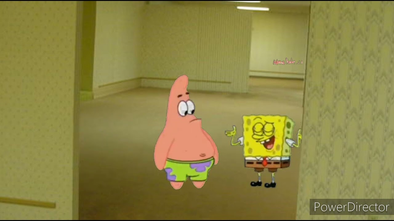 SpongeBob and Patrick noclipped into the Backrooms by RedKirb on