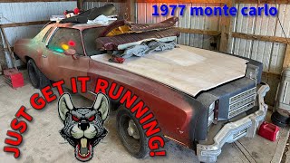 1977 Chevy Monte Carlo revival, will it run and drive? Sitting for many years!!