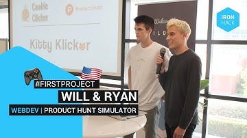 Kitty Klicker| Product Hunt Simulator | 1st Web Dev Project @ Ironhack