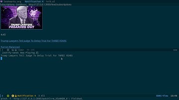 Emacs eww send youtube invidious links to mpd with pinch
