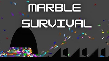 Marbles Shutter Crush - Marble Survival - Algodoo Marble Race