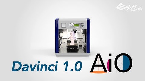 XYZprinting daVinci 1.0 AiO All in One 3D Printer English
