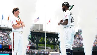 Luis Robert Jr. and Adley Rutschman have EPIC first round Home Run Derby battle!!