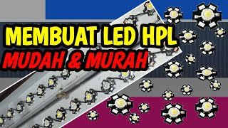 Diy Led HPL Aquascape Seri Paralel Menggunakan Adaptor DC 12V