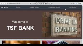 Basic Banking Website @The Spark Foundation intenship project