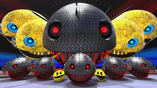 PACMAN ADVETURES COPILATION | GIANT ROBOT SPIKE FIGHT !!