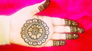 Most Beautiful Easy Flower Mehndi Design #Short With #7t4arts