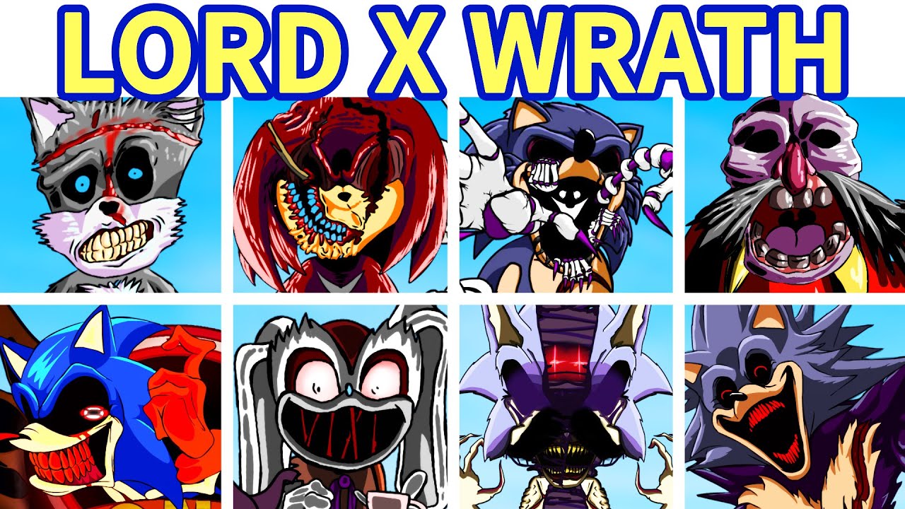 Friday Night Funkin' VS Lord X Wrath 1.7 FULL WEEK + Cutscenes