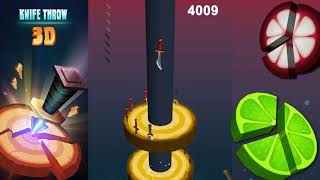 Knife Throw Fruit Ninja 3D by Vicenter Game screenshot 2