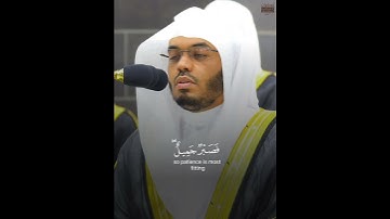 فَصَبرٌ جَميلٌ | تلاوة جميلة تشرح الصدر بأداء بديع للشيخ ياسر الدوسري #foryou