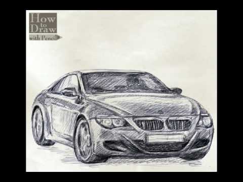 Bmw Car Drawing Learn how to draw - idokeren.com