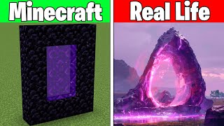 Realistic Minecraft | Real Life vs Minecraft | Realistic Slime, Water, Lava #408