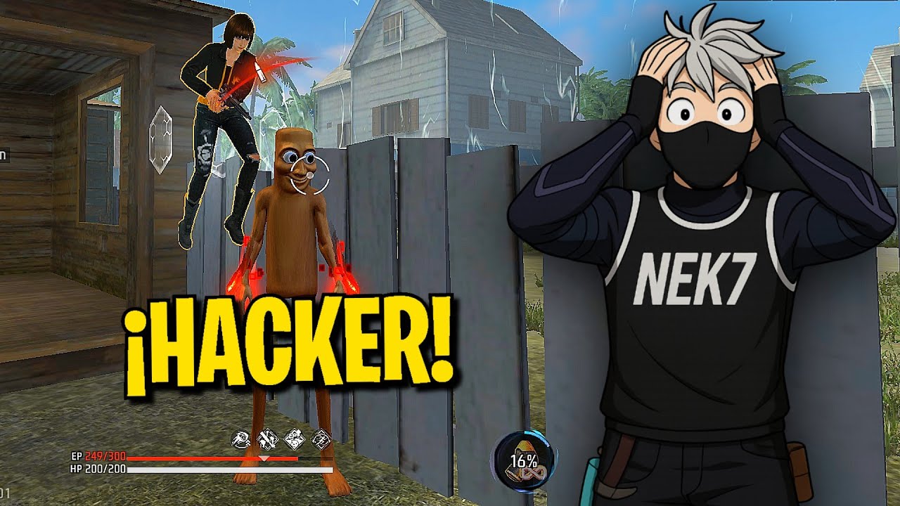 HUMILLANDO HACKERS CON EL 3% ACTIVADO PARTE 8 *volo al techo* ☠️💙 FREE FIRE