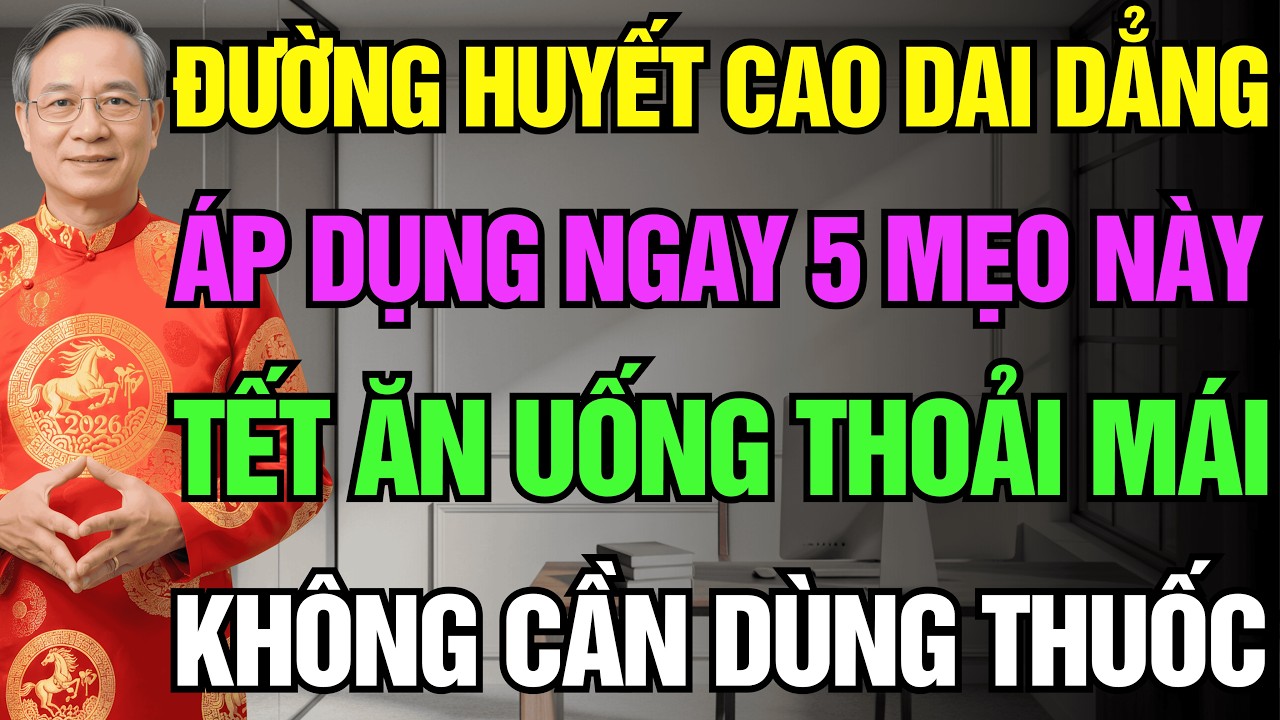 5 Mẹo Đơn Giản Trong Những Ngày Tết Thoải Mái Ăn Uống Không Lo Tăng Đường | Sức Khỏe Người Cao Tuổi