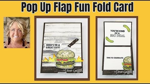 Awesome Pop Up Flap Fun Fold Card