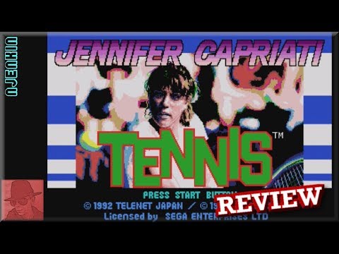 JENNIFER CAPRIATI TENNIS - on the SEGA Genesis / Mega Drive - with Commentary !!