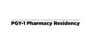 UMSOP PGY-1 Pharmacy Residency Program (UMMC)