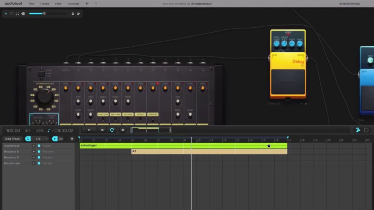 Audiotool Drum Patterns and Note Tracks YouTube