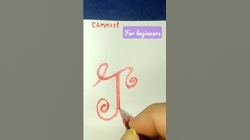 J in calligraphy✒️🌀#shorts #youtubeshorts #calligraphy #viral