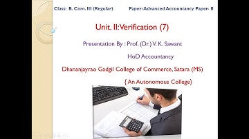 PPT Unit: II - Verification (7)