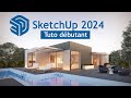 Apprendre sketchup pro 2024  tuto dbutant en 30 minutes 