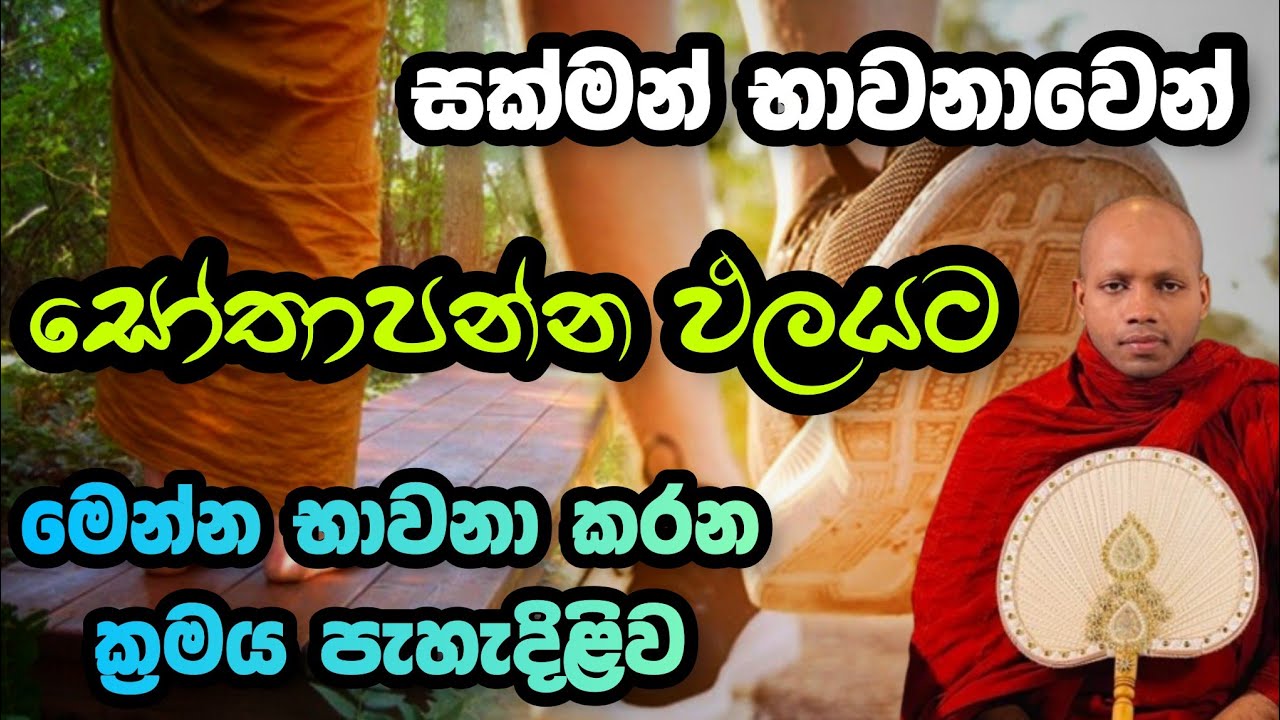 සක්මන් භාවනාවෙන් සෝතාපන්න ඵලයට.Hasalaka Seelawimala Thero.හසලක සීලවිමල හිමි.